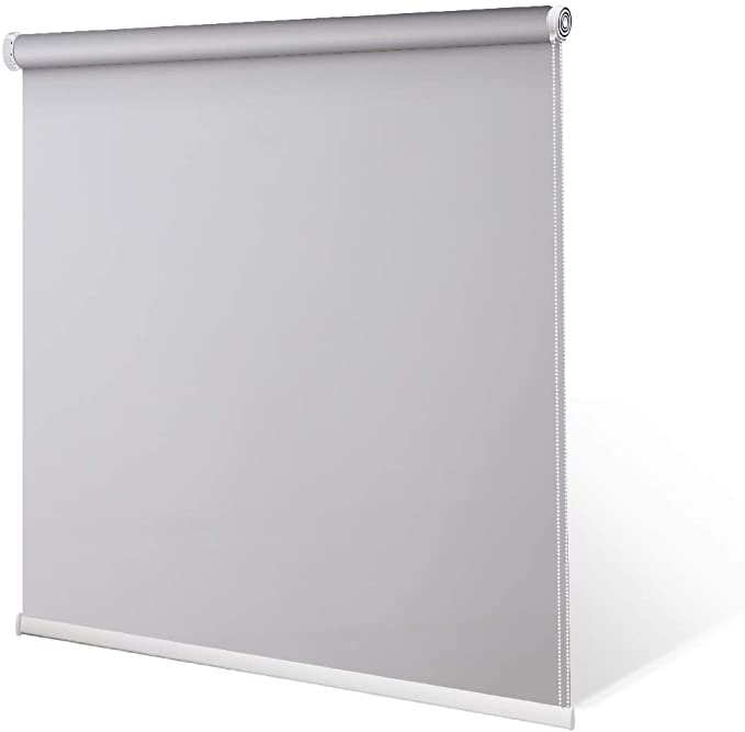 Photo 1 of Blackout Waterproof Fabric Window Roller Shades Blind, Thermal Insulated,UV Protection,for Bedrooms,Living Room,Bathroom,The Office, Easy to Install 20" W x 79" L(Grey)