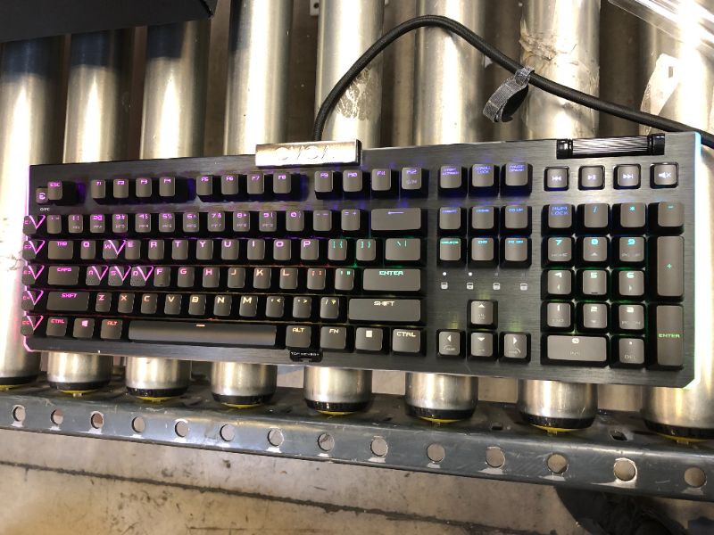 Photo 3 of EVGA Z20 RGB Optical Mechanical Gaming Keyboard, Optical Mechanical Switches (Linear), 811-W1-20US-KR
