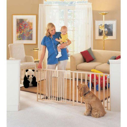 Photo 1 of MyPet Wood Extra-Wide Swing Pet Gate for Dogs & Cats
