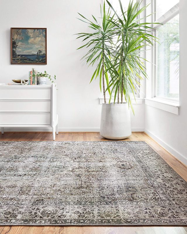 Photo 1 of Loloi II Layla Collection LAY-06 Taupe / Stone, Traditional 7'-6" x 9'-6" Area Rug
