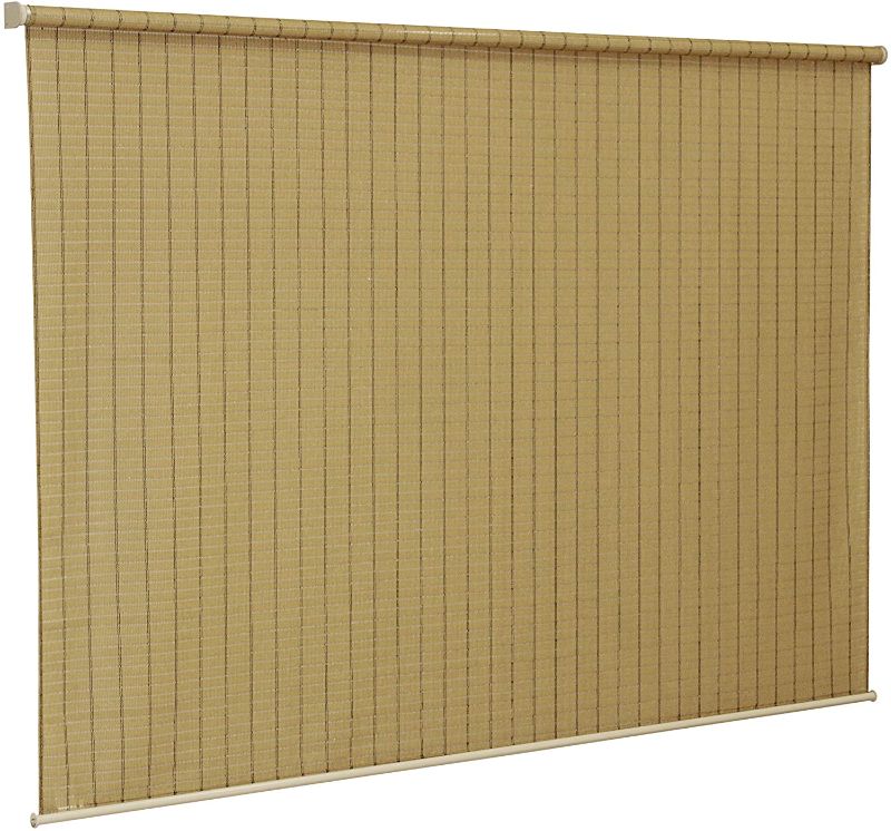 Photo 1 of Coolaroo 450496 Exterior Roller Shade, (8' X 6') foot , Bamboo
