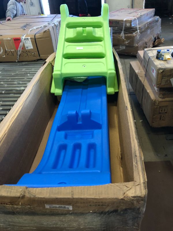 Photo 2 of Little Tikes Easy Store Large Slide , Blue/Green
