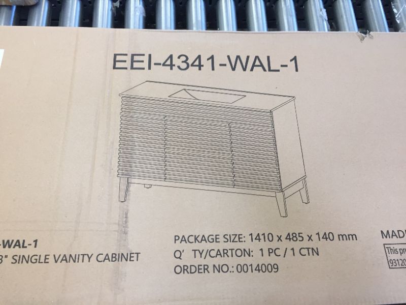 Photo 2 of 48'' Single Vanity Cabinet EEI-4341-WAL

