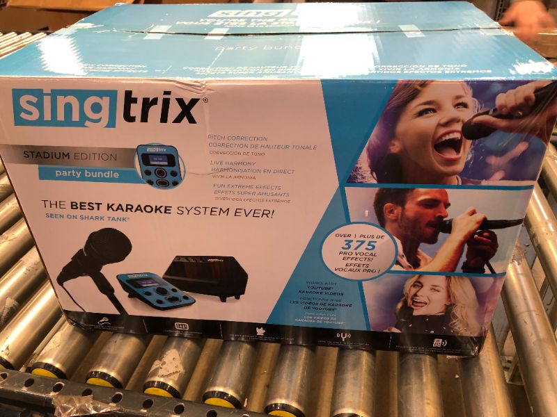 Photo 2 of Singtrix Portable Karaoke Machine On Shark Tank, Kids & Adults, All-In-One Karaoke System, 350+Voice Effects & Autotuning, PA Speaker, Party Bundle, Karaoke Microphone, Use Free YouTube Karaoke Songs
