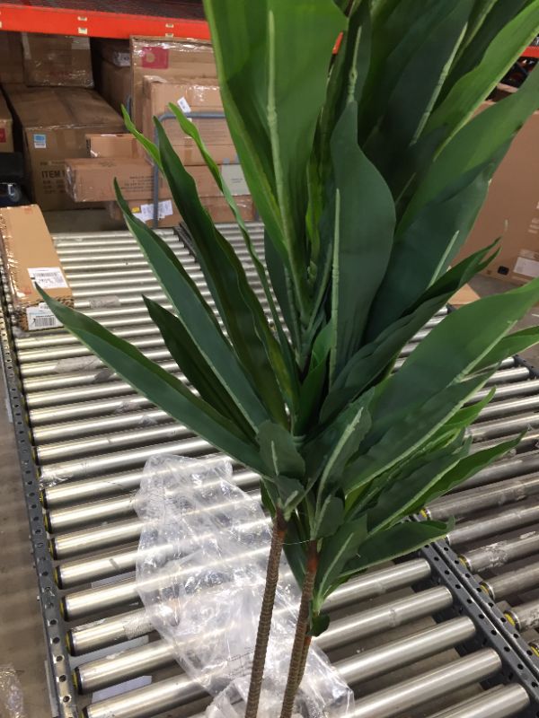 Photo 2 of 3.5ft Artificial Dracaena Silk Plant in Pot - Nearly Natural