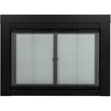 Photo 1 of 35.5 inches high x 32 inches wide fire place glass cover  2 door 