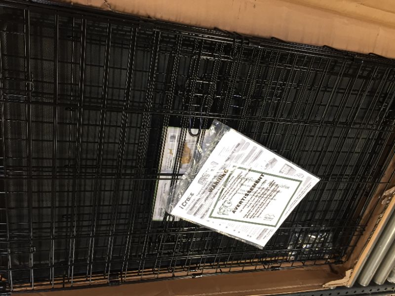 Photo 3 of MidWest iCrate Double Door Fold & Carry Dog Crate, 36" x 23" x 25"
