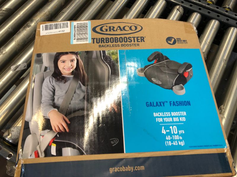 Photo 2 of Graco TurboBooster Backless Booster Car Seat, Galaxy Gray