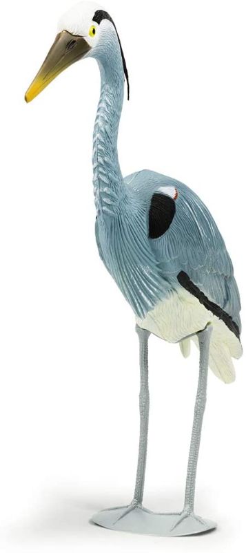 Photo 1 of Aquascape 81030 Blue Heron Bird Decoy for Pond, Waterfall, Landscape, and Garden Features,Gray
