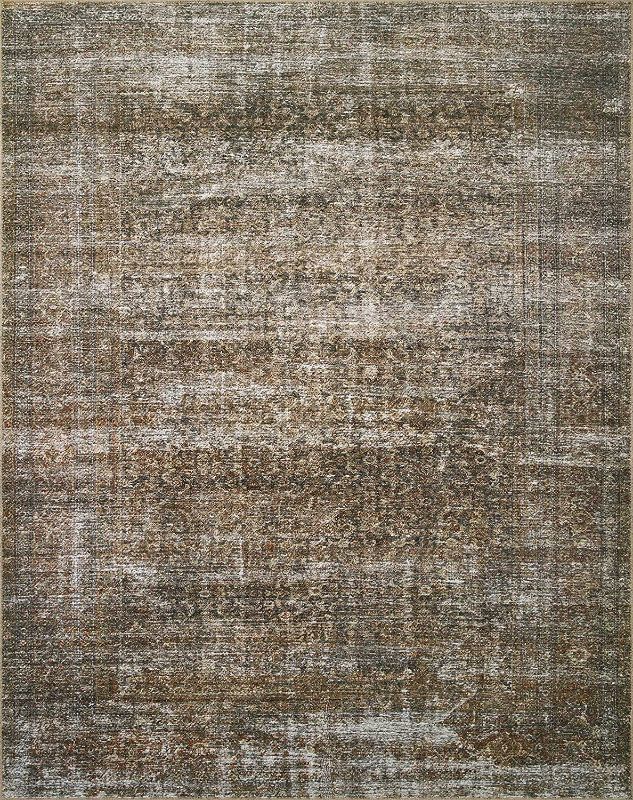 Photo 1 of Amber Lewis x Loloi Billie Collection BIL-06 Tobacco / Rust 7'6" x 9'6" Area Rug
