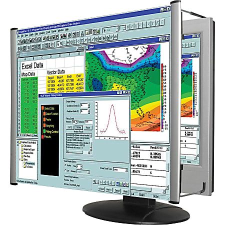 Photo 1 of Kantek Lcd Monitor Magnifier Fits 24in Widescreen Monitors - x 27" Length - Overall Size 14" Height x 7" Width
