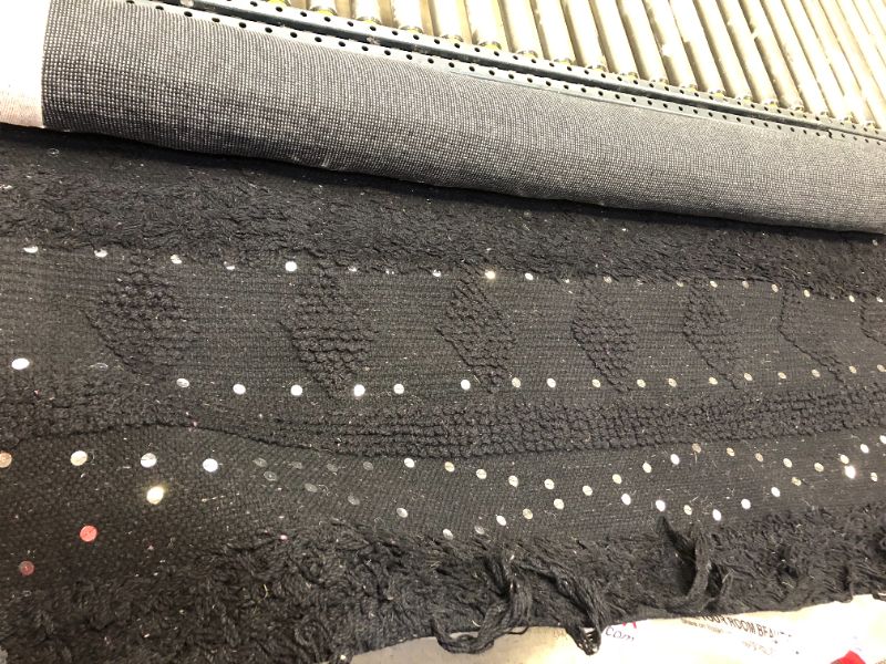 Photo 2 of 5 x 8 foot rug color black 