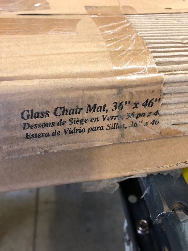 Photo 1 of 36” x 46” Glass Chair Mat