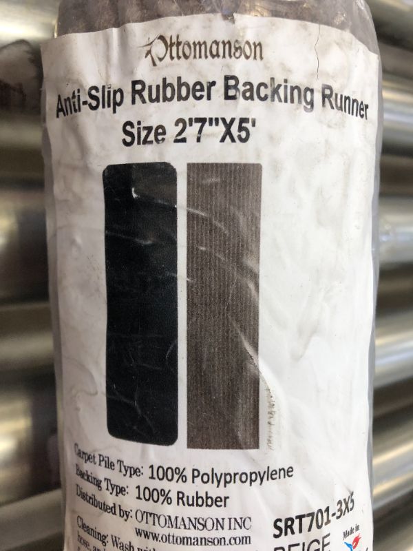 Photo 3 of anti slip rubber backing runner size 2 x 7  feet