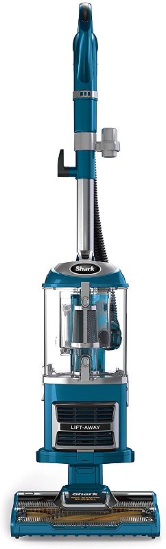 Photo 1 of Shark ZU503AMZ Navigator Lift-Away Upright Vacuum with Self-Cleaning Brushroll, HEPA Filter, Swivel Steering, Upholstery Tool & Pet Crevice Tool, Perfect for Pets & Multi-Surface Cleaning, Teal
