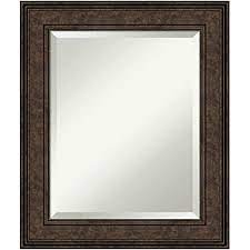 Photo 1 of Amanti Art Ridge Bronze Framed Wall Mirror, 24X36
