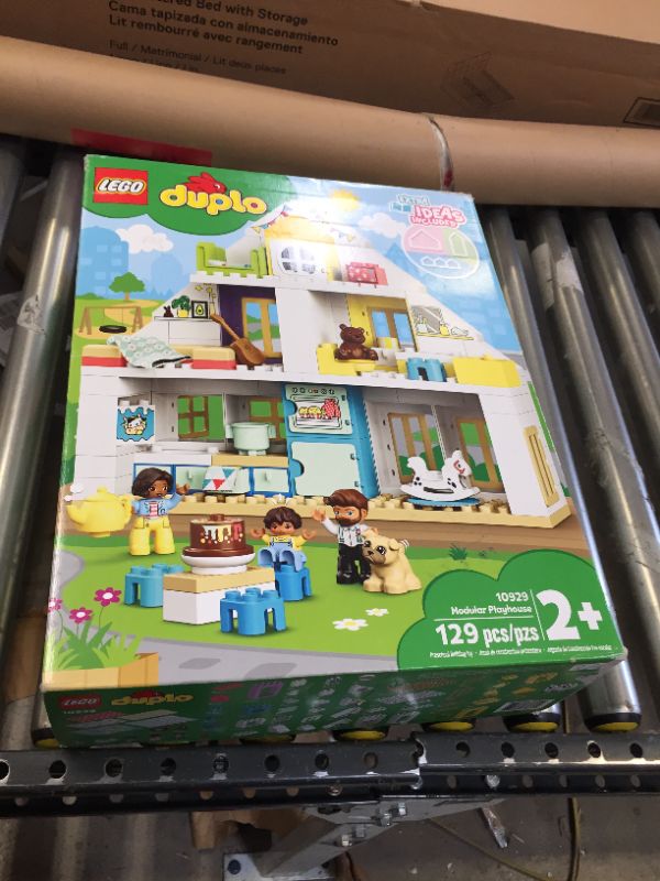 Photo 4 of LEGO DUPLO Town Modular Playhouse 10929 Dollhouse with Furniture and a Family, Great Educational Toy for Toddlers (130 Pieces), Multicolor
