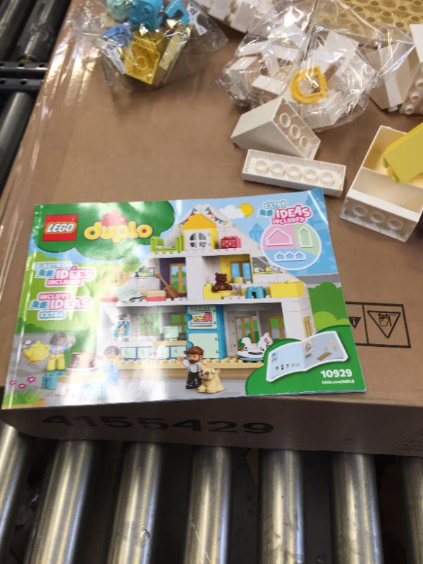 Photo 2 of LEGO DUPLO Town Modular Playhouse 10929 Dollhouse with Furniture and a Family, Great Educational Toy for Toddlers (130 Pieces), Multicolor
