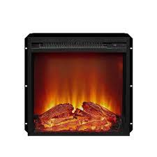 Photo 1 of AltraFlame 23" x 18" Glass Front Electric Fireplace Insert, Black
