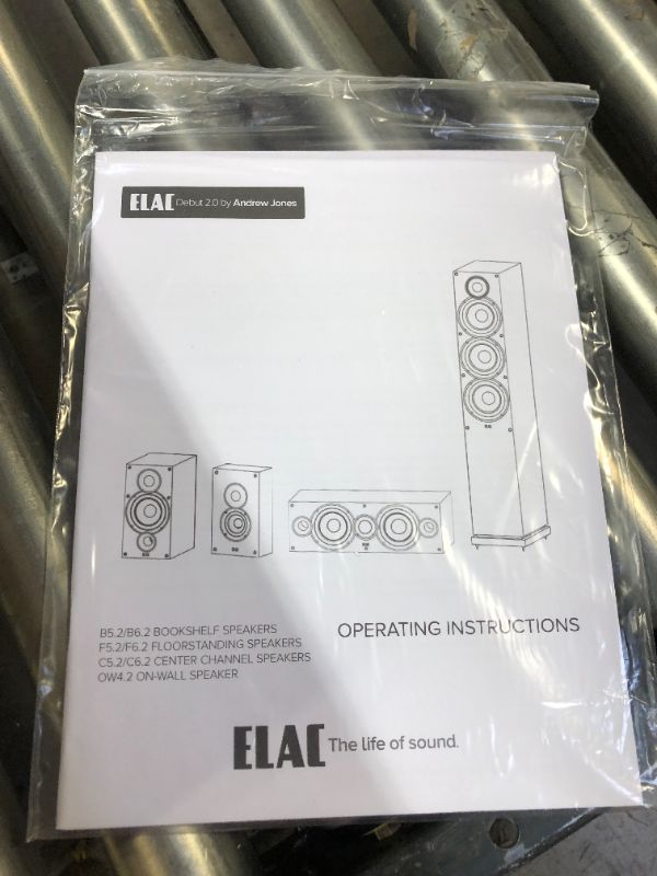 Photo 2 of Elac Debut 2.0 5-1/4" 5.1 Home Theater Speaker System (Tower Fronts)
