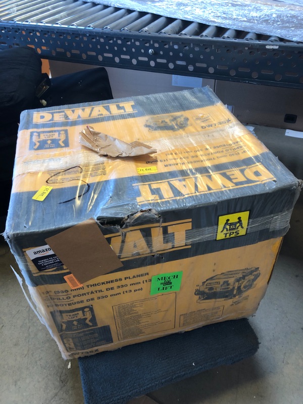 Photo 4 of DEWALT Thickness Planer, Two Speed, 13-Inch (DW735X)
STILL IN FACTORY PLASTIC 