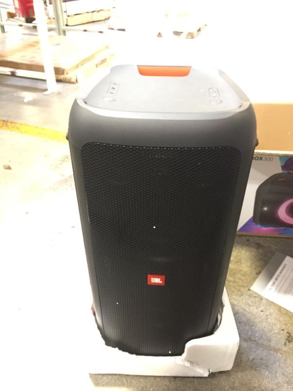 Photo 5 of JBL PartyBox 300 - High Power Portable Wireless Bluetooth Party Speaker
- DENT As shown. 