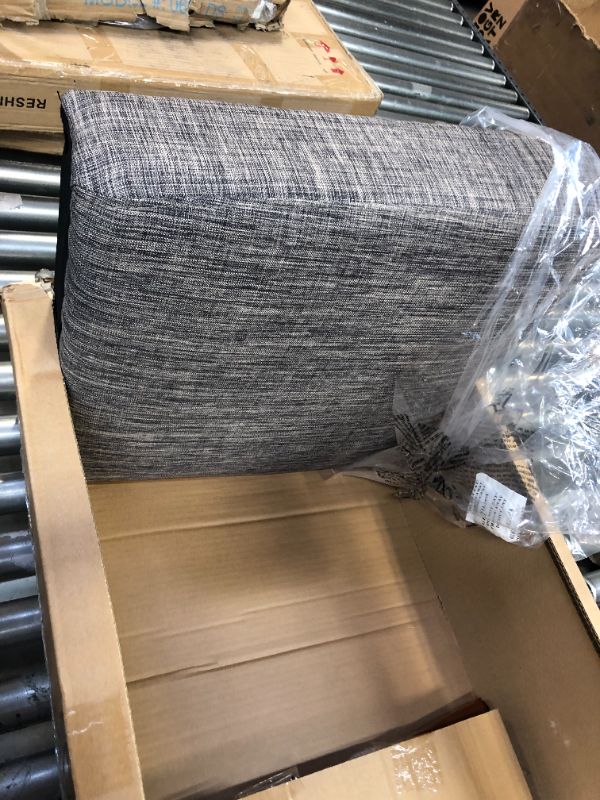 Photo 1 of Better Homes and Gardens Parsons Upholstered Tufted Dining Chair, Gray