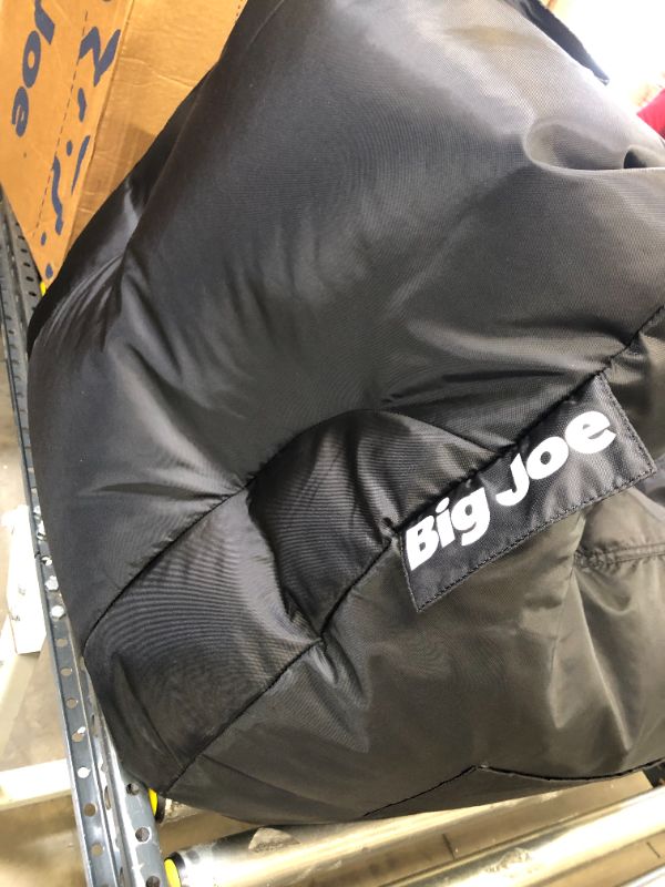 Photo 2 of Big Joe Dorm Bean Bag Chair, Black SmartMax Fabric