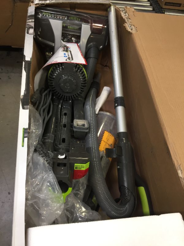 Photo 2 of Hoover Windtunnel Air Steerable Bagless Upright Vacuum Cleaner, Lightweight, Corded, UH72400, Grey
