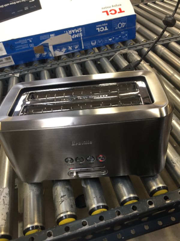 Photo 3 of Breville BTA730XL Bit More 4-Slice Toaster, Brushed Stainless Steel
