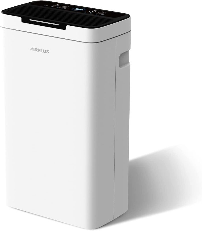 Photo 1 of AIRPLUS 30 Pints 1,500 Sq. Ft. Dehumidifier for Basement, Bedroom, Bathroom, Powerful Dehumidifier for Home with Ultra-Quiet Operation, Auto Shut-Off & Drain Hose (AP1907P)

