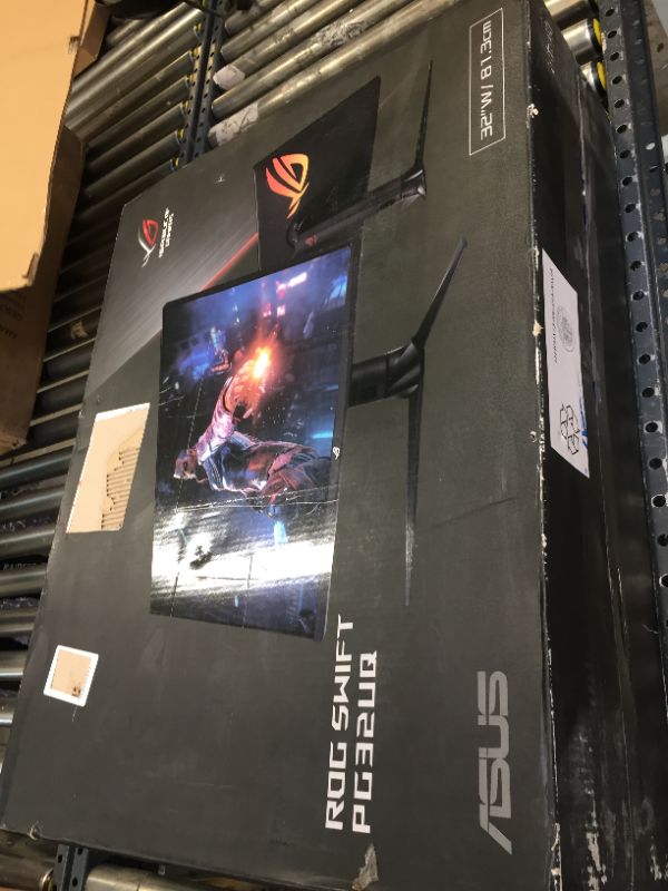 Photo 9 of ASUS ROG Swift PG32UQ 32” 4K HDR 144Hz DSC HDMI 2.1 Gaming Monitor, UHD (3840 x 2160), IPS, 1ms, G-SYNC Compatible, Extreme Low Motion Blur Sync, Eye Care, DisplayPort, USB, DisplayHDR 600