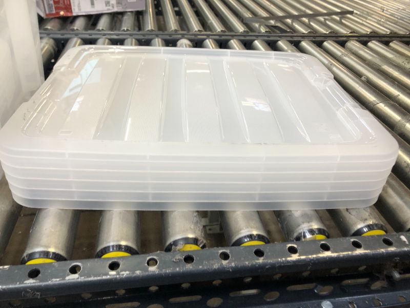 Photo 1 of 12 pack of 14x18x10in plastic containers