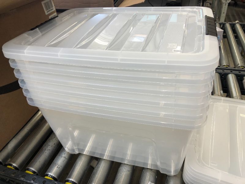 Photo 2 of 12 pack of 14x18x10in plastic containers