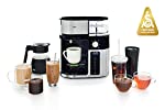 Photo 1 of Braun MultiServe Coffee Machine, 7 Programmable Brew Sizes / 3 Strengths + Iced Coffee & Hot Water for Tea, Glass Carafe (10-Cup), Stainless / Black, KF9150BK