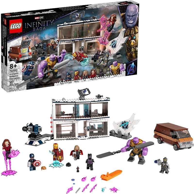 Photo 1 of LEGO Marvel Avengers: Endgame Final Battle 76192 Collectible Building Kit; Battle Scene at The Avengers’ Compound; New 2021 (527 Pieces) OPENED MISSING PIECES SELLING FOR PARTS