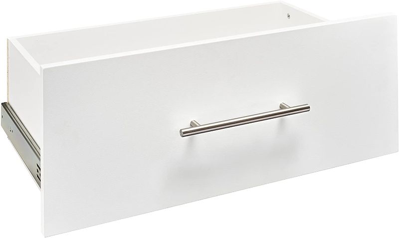 Photo 1 of ClosetMaid 48745 SuiteSymphony Modern 25-Inch X 10-Inch Drawer, Pure White
