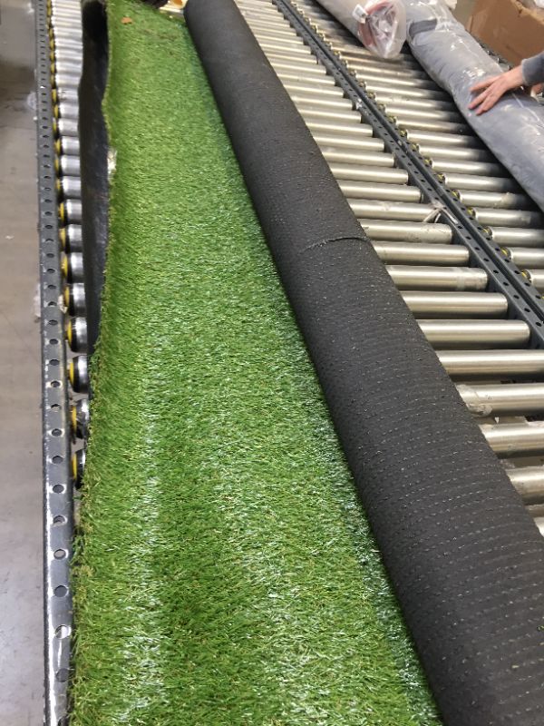 Photo 2 of 6FTX8FT Realistic Indoor/Outdoor Artificial Grass/Turf 6 x 8 (48 Square FT), 6 FT FT FT, Green/Olive Green/Yellow
