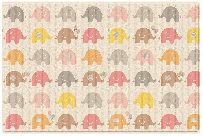 Photo 1 of Parklon Baby Soft Play Mat (Little Elephant, Large)-Size: 82.6 x 55.1 x 0.47 Inch


