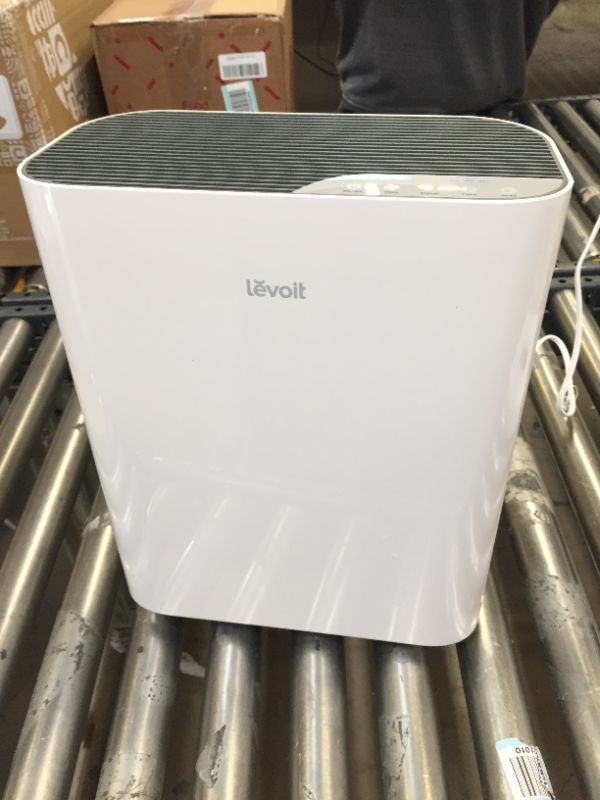 Photo 1 of LEVOIT Air Purifiers for Home Large Room, H13 True HEPA Filter Cleaner with Washable Filter for Allergies and Pets, Smokers, Mold, Pollen, Dust, Quiet Odor Eliminators for Bedroom, Vital 100, White
