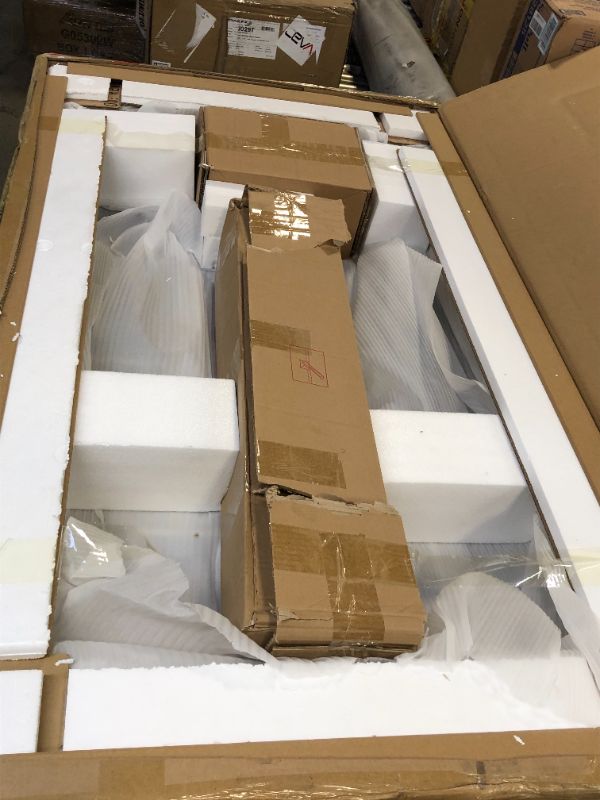 Photo 2 of Hathaway Montecito 55-in Premium Competition Foosball Table, Arcade Table Soccer for Game Rooms, Includes (2) Foosballs and - Driftwood
BOX 1 OF 2 TOP PEICE ONLY WITH MISCELLANEOUS  PEICES 