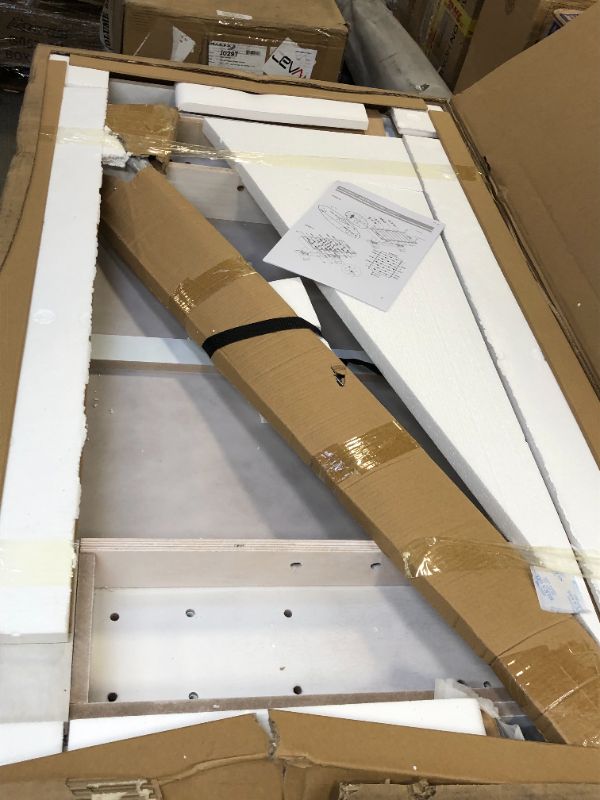 Photo 5 of Hathaway Montecito 55-in Premium Competition Foosball Table, Arcade Table Soccer for Game Rooms, Includes (2) Foosballs and - Driftwood
BOX 1 OF 2 TOP PEICE ONLY WITH MISCELLANEOUS  PEICES 