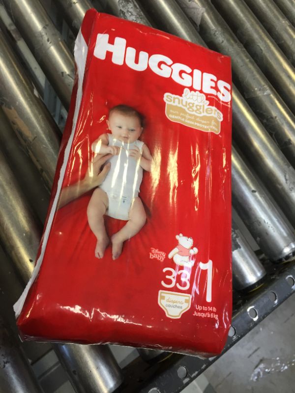 Photo 1 of Huggies Little Snugglers Diaper, size 1
