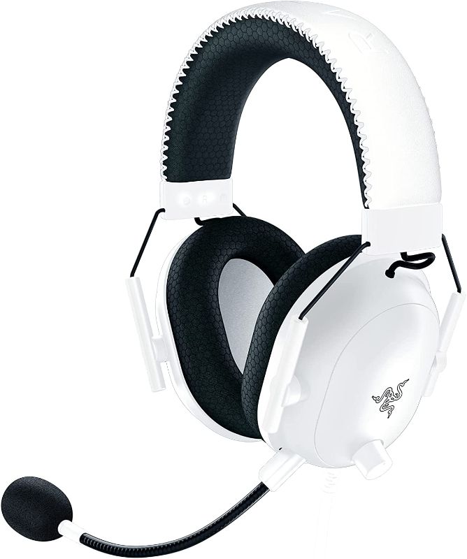 Photo 1 of Razer BlackShark V2 Pro Wireless Gaming Headset: THX 7.1 Spatial Surround Sound - 50mm Drivers - Detachable Mic - for PC, PS5, PS4, Switch, Xbox One, Xbox Series X|S - White

