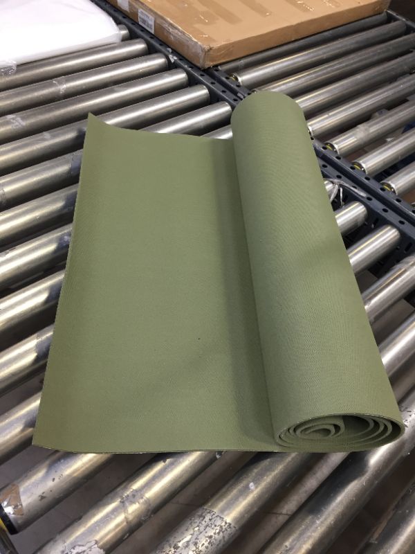 Photo 1 of 24 INCH WIDE YOGA MAT. COLOR GREEN