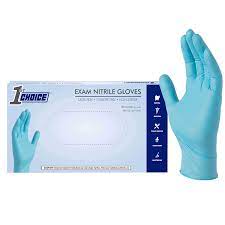 Photo 1 of 1st Choice Nitrile Disposable Medical Gloves, Fentanyl Resistant, Chemo-Rated, Latex-Free, Food Safe, Blue, X-Large, 100/Box ( 2 packs ) 