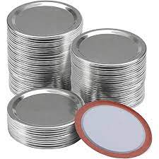 Photo 1 of 100 pcs regular canning lids 