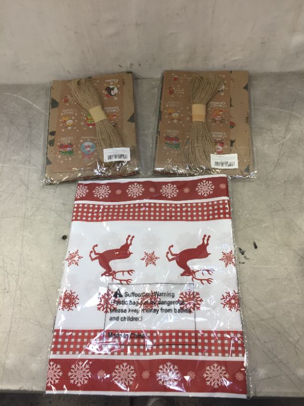Photo 1 of 3 pack christmas items 