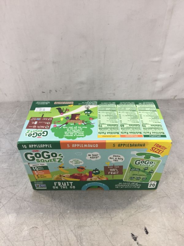 Photo 2 of exp- 03/09/22 - gogo squeez variety family size pack 