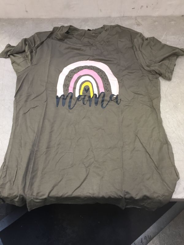 Photo 1 of size small womens rainbow graphic t shirt 